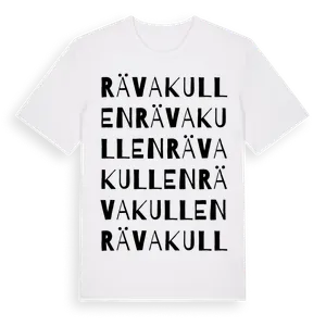 Rävakullen ordlek t-shirt – ekologisk bomull t-shirt från Pinshirt