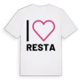 Jag älskar Resta t-shirt stort tryck