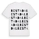 Restadal ordlek t-shirt