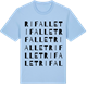 Blue Soul t-shirt med Rifallet ordlek t-shirt