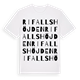 Rifallshöjden ordlek t-shirt