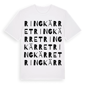 Ringkärret ordlek t-shirt – ekologisk bomull t-shirt från Pinshirt