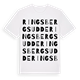 Ringsbergsudde ordlek t-shirt