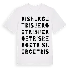 Risberget ordlek t-shirt – ekologisk bomull t-shirt från Pinshirt