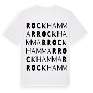 Rockhammar ordlek t-shirt – ekologisk bomull t-shirt från Pinshirt