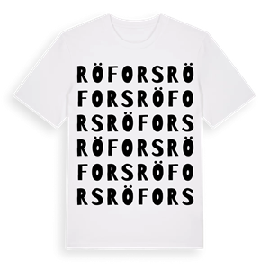 Röfors ordlek t-shirt – ekologisk bomull t-shirt från Pinshirt