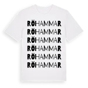 Röhammar ordlek t-shirt – ekologisk bomull t-shirt från Pinshirt