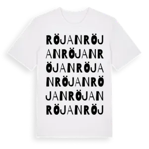 Röjan ordlek t-shirt – ekologisk bomull t-shirt från Pinshirt