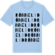 Blue Soul t-shirt med Rönnelid ordlek t-shirt