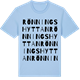 Blue Soul t-shirt med Rönningshyttan ordlek t-shirt