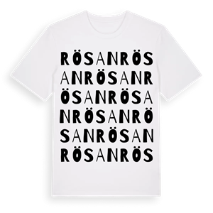 Rösan ordlek t-shirt – ekologisk bomull t-shirt från Pinshirt