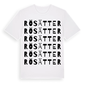 Rösätter ordlek t-shirt – ekologisk bomull t-shirt från Pinshirt