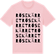 Pink Cotton t-shirt med Rösekärret ordlek t-shirt