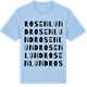 Blue Soul t-shirt med Rosenlund ordlek t-shirt