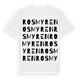 Rosmyren ordlek t-shirt
