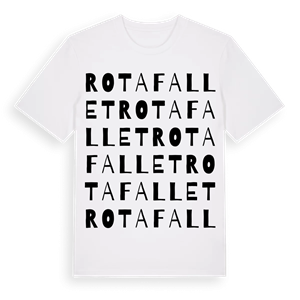 Rotafallet ordlek t-shirt – ekologisk bomull t-shirt från Pinshirt