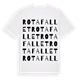Rotafallet ordlek t-shirt