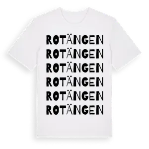 Rotängen ordlek t-shirt – ekologisk bomull t-shirt från Pinshirt