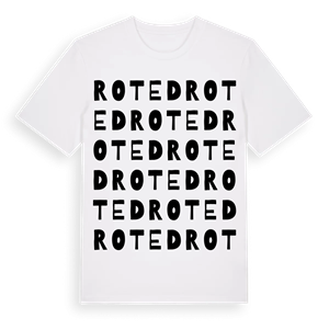 Roted ordlek t-shirt – ekologisk bomull t-shirt från Pinshirt