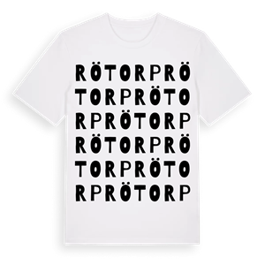 Rötorp ordlek t-shirt – ekologisk bomull t-shirt från Pinshirt