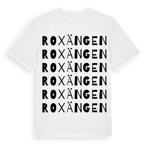 Roxängen ordlek t-shirt – ekologisk bomull t-shirt från Pinshirt