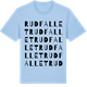 Blue Soul t-shirt med Rudfallet ordlek t-shirt