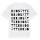 Rudsätter ordlek t-shirt