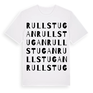 Rullstugan ordlek t-shirt – ekologisk bomull t-shirt från Pinshirt