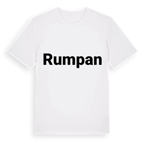 Rumpan fetstil t-shirt – ekologisk bomull t-shirt från Pinshirt