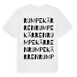 Rumpekärren ordlek t-shirt – ekologisk bomull t-shirt från Pinshirt