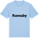 Blue Soul t-shirt med Runnaby fetstil t-shirt