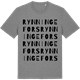 Mid Heather Gray t-shirt med Rynningefors ordlek t-shirt