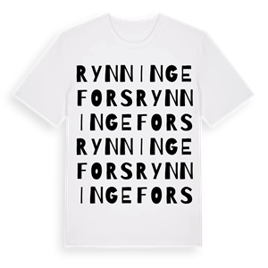 Rynningefors ordlek t-shirt – ekologisk bomull t-shirt från Pinshirt