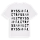 Ryssahålet ordlek t-shirt