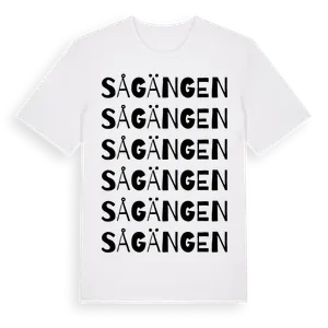 Sågängen ordlek t-shirt – ekologisk bomull t-shirt från Pinshirt