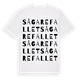 White t-shirt med Sågarefallet ordlek t-shirt