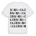 Sågbacken ordlek t-shirt