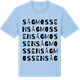 Blue Soul t-shirt med Sågmossen ordlek t-shirt