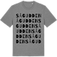 Mid Heather Gray t-shirt med Sågudden ordlek t-shirt