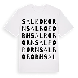 Salboborn ordlek t-shirt – ekologisk bomull t-shirt från Pinshirt