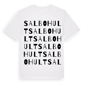 Salbohult ordlek t-shirt – ekologisk bomull t-shirt från Pinshirt