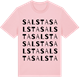 Pink Cotton t-shirt med Salsta ordlek t-shirt