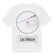 White t-shirt med Saltängen t-shirt