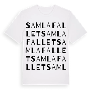 Samlafallet ordlek t-shirt – ekologisk bomull t-shirt från Pinshirt