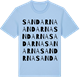 Blue Soul t-shirt med Sandarna ordlek t-shirt