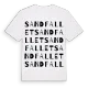 Sandfallet ordlek t-shirt
