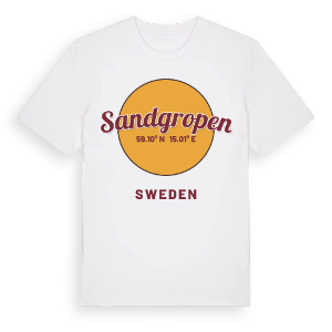 Sandgropen cirkel t-shirt – ekologisk bomull t-shirt från Pinshirt