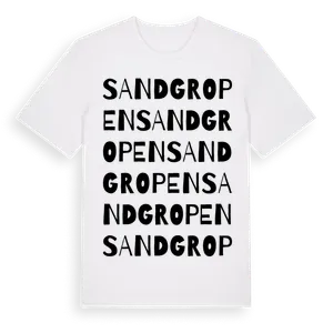 Sandgropen ordlek t-shirt – ekologisk bomull t-shirt från Pinshirt