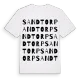 Sandtorp ordlek t-shirt