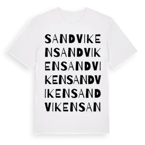 Sandviken ordlek t-shirt – ekologisk bomull t-shirt från Pinshirt